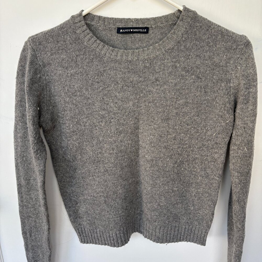 Grey Fitted Sweater